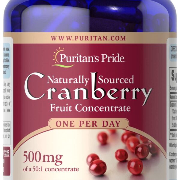 Puritan's Pride One A Day Cranberry - 120 Capsules Supports Urinary Health