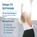 Nordic Naturals Complete Omega, Lemon Flavor - 120 Soft Gels - 565 mg Omega-3 - EPA & DHA with Added GLA - Healthy Skin & Joints, Cognition, Positive Mood - Non-GMO - 60 Servings - Image 6