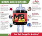 Morning Buzz Energy Powder Drink - Energy Boost Drink Mix - Sugar-Free Energy with Antioxidants - Morning Kickstart and Sports Nutrition Endurance Product - 30 Servings, Fruit Punch, 8 Ounces - Image 8