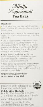 Celebration Herbals Alfalfa Peppermint 24 Count - Image 3