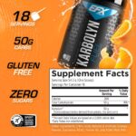 EFX Sports Karbolyn Fuel | Fast-Absorbing Carbohydrate Powder | Carb Load, Sustained Energy, Quick Recovery | Stimulant Free | 18 Servings (Orange) - Image 3