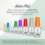 SNS Gel Top Coat Nail Polish for Nail Dip Powder, Gel Top - Long-Lasting & Fast-Drying Nail Strengthener Top Coat for Quality Colors & Brilliant Shine - Low-Odor & No UV Lamp Required, 0.5 Fl Oz - Image 4
