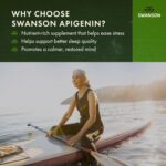 Swanson Apigenin Supplement, 50mg capsules (90 count), Helps Promote Sleep, Stress Relief & Overall Men's Health (Packaging May Vary) - Image 3