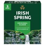 Irish Spring Original Deodorant Soap 3 Bars, 2 Pack (6 Total)