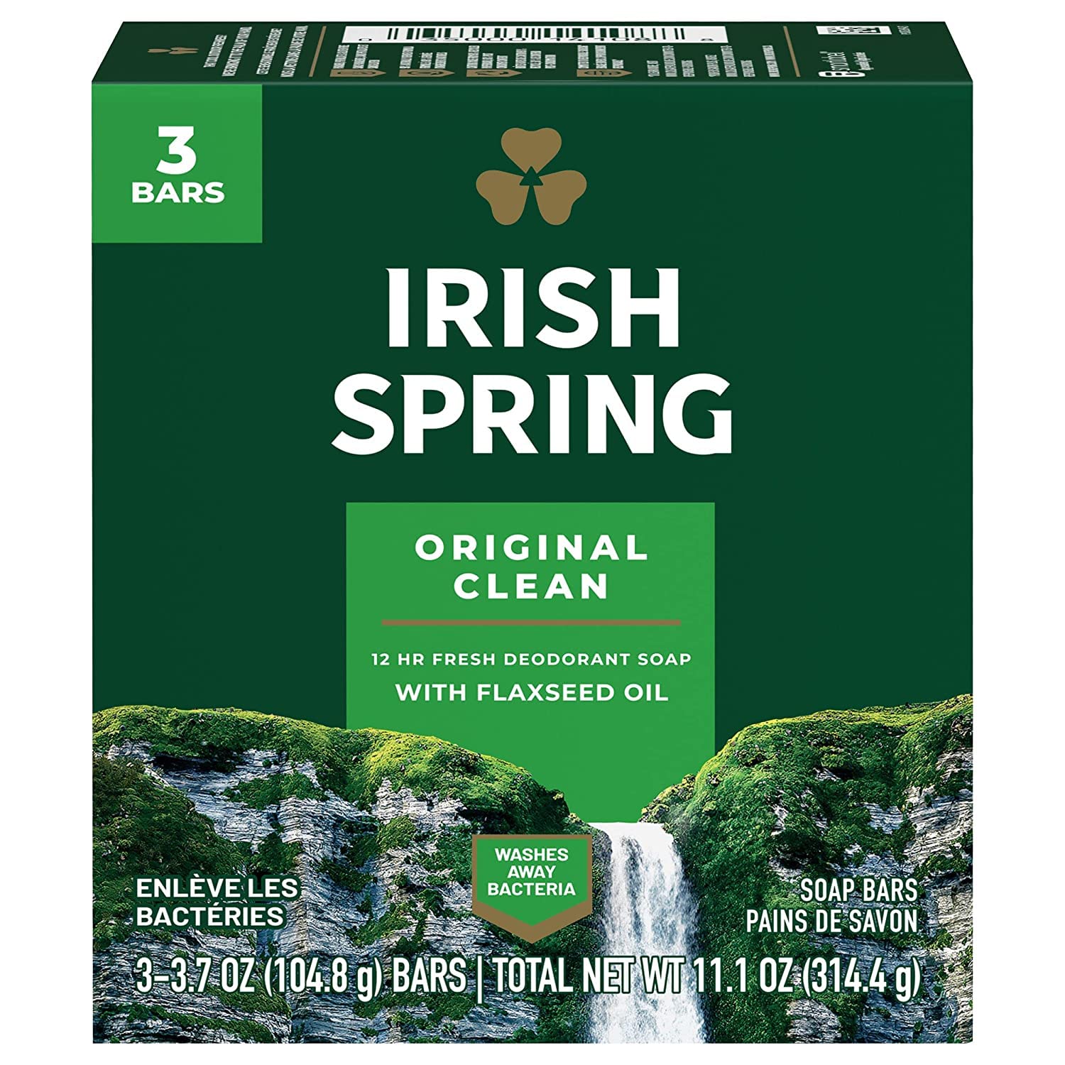 81TIiHsrQ9L.jpg Irish Spring Original Deodorant Soap 3 Bars, 2 Pack (6 Total) - Image 1