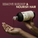 Shea Moisture Jamaican Black Castor Oil Clarifying Shampoo & Conditioner - Strengthen & Restore Sulfate-Free Shampoo & Conditioner Set with Shea Butter, ACV, and Peppermint Oil for Hair (2 Piece Set) - Image 3