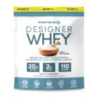 Designer Wellness, Designer Whey, Natural Whey Protein Powder with Probiotics, Fiber, and Key B-Vitamins for Energy, Gluten-Free, Purely Unflavored, 2 lb