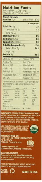 Food For Life Ezekiel 4:9 Organic Sprouted Whole Grain Cereal, Original, 16-Ounce Boxes (Pack of 6) - Image 4