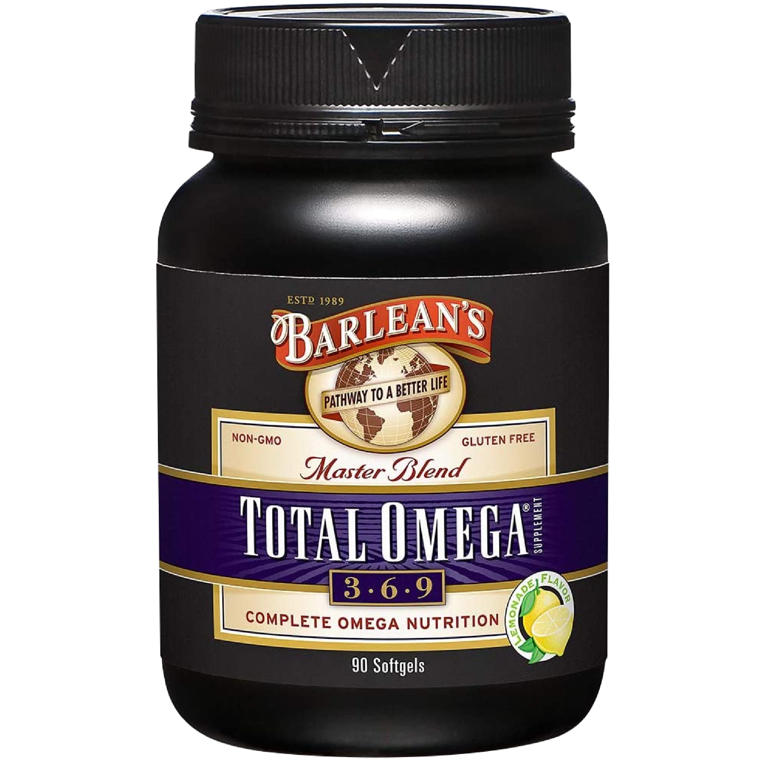 81YeDljhO8L.jpg Barlean's Total Omega 3 6 9 Fish Oil Supplement Softgels Blended with Borage and Flaxseed Oil, 1,000 mg Omegas ALA, EPA, DHA and GLA for Joint Support Supplements and Heart Health, 90 Count - Image 1
