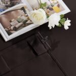 PONY DANCE Window Treatments Curtains - Blackout Drapery Thermal Insulated Curtain Panels with Back Tab Light Block for Bedroom Bathroom/Kitchen, 52 x 54 Inches, Brown, 2 Pieces - Image 3