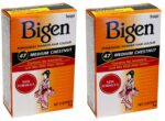 Bigen Powder Hair Color #47 Medium Chestnut 0.21oz (2 Pack) - Image 2