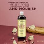 Shea Moisture Jamaican Black Castor Oil Clarifying Shampoo & Conditioner - Strengthen & Restore Sulfate-Free Shampoo & Conditioner Set with Shea Butter, ACV, and Peppermint Oil for Hair (2 Piece Set) - Image 2
