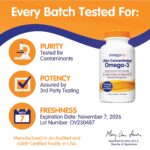 OmegaVia Ultra Concentrated Omega 3 Fish Oil Burpless, 60 Softgels, Triple Strength Omega 3 Fish Oil Supplements, 1135 mg Pure Omega3, No Fishy Burps, High EPA DHA DPA, IFOS 5-Star - Image 6