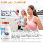 Doctor's Best MSM with OptiMSM, Non-GMO, Gluten Free, Joint Support, 1500 mg, 120 Tablets (DRB-00097) - Image 2