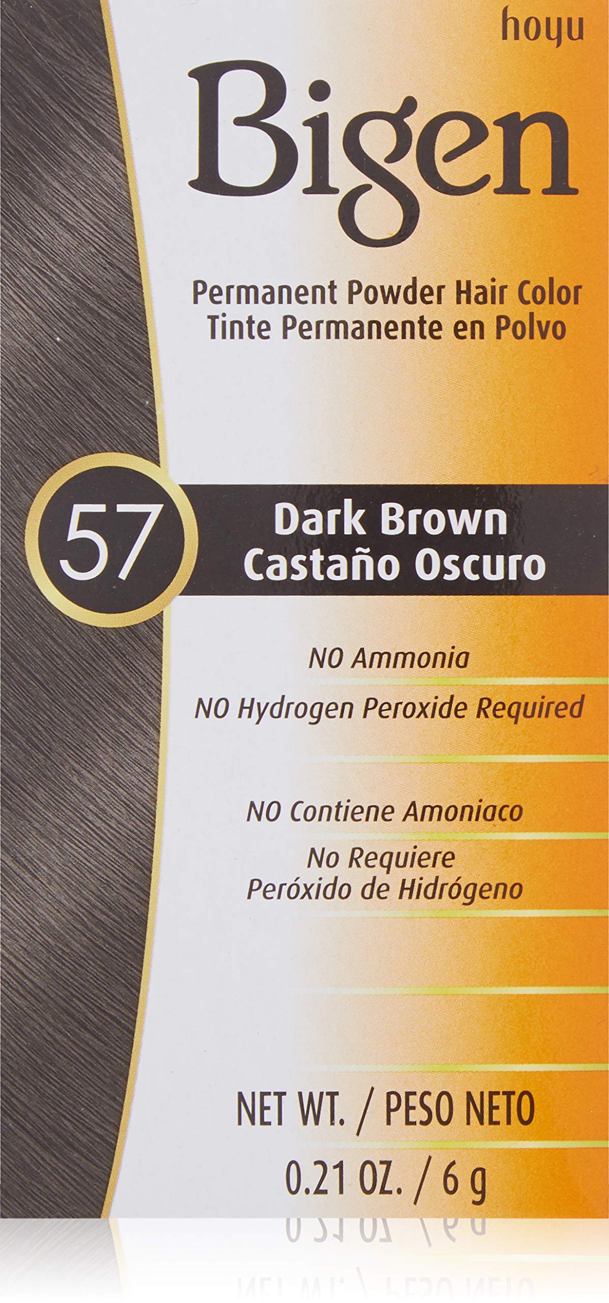 81oAJR0F-iL.jpg Bigen Powder Hair Color #57 Dark Brown 0.21oz (2 Pack) - Image 1