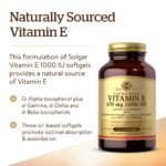 Solgar Vitamin E 670 mg (1000 IU), 100 Mixed Softgels - Natural Antioxidant, Skin & Immune System Support - Naturally-Sourced Vitamin E - Gluten /Dairy Free - 100 Servings - Image 3