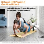 Doctor's Best Betaine HCI Pepsin & Gentian Bitters, Digestive Enzymes for Protein Breakdown & Absorption, Non-GMO, Gluten Free, 360 Count (Pack of 1) - Image 3