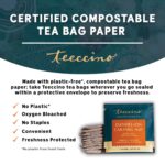Teeccino Dandelion Caramel Nut Tea - Caffeine Free, Roasted Herbal Tea with Prebiotics, 3x More Herbs than Regular Tea Bags, Gluten Free - 25 Tea Bags - Image 3