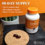 sibu Omega-7 Softgels, Premium Organic Himalayan Sea Buckthorn Oil (180ct, 90 Day Supply) ? Supplement for Healthy Skin, Hair, Nails and Dryness - Image 6