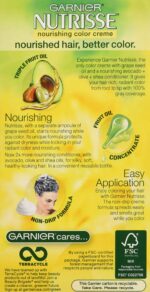 Garnier Nutrisse Nourishing Hair Color Creme 3 Packaging May Vary, 60 Light Natural Brown (Acorn) - Image 3